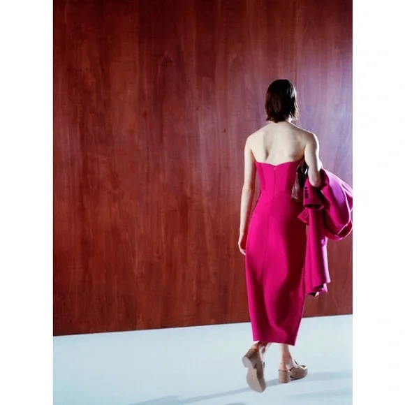 ZARA Midi Bustier Dress - Picture 5 of 9